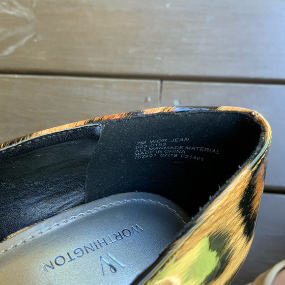 Worthington Jean Leopard Print Heels - Picture 7 of 8